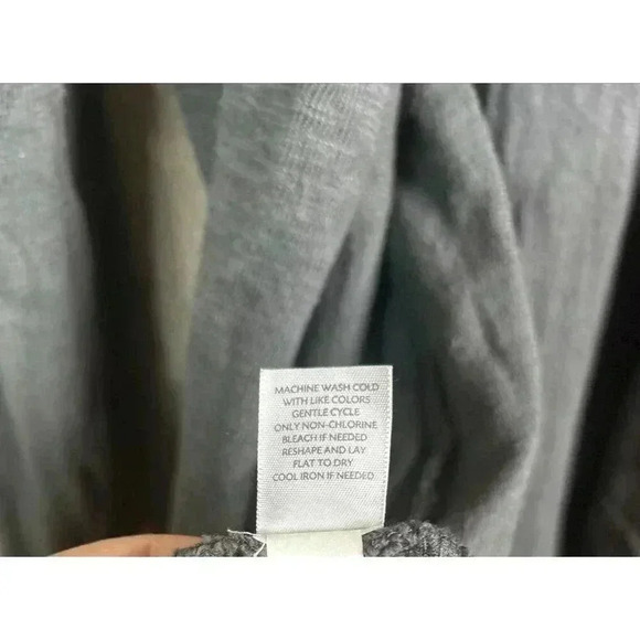 J Jill Duster Cardigan Size S Embroidered Bohemian Open Front Long Small - Picture 5 of 12